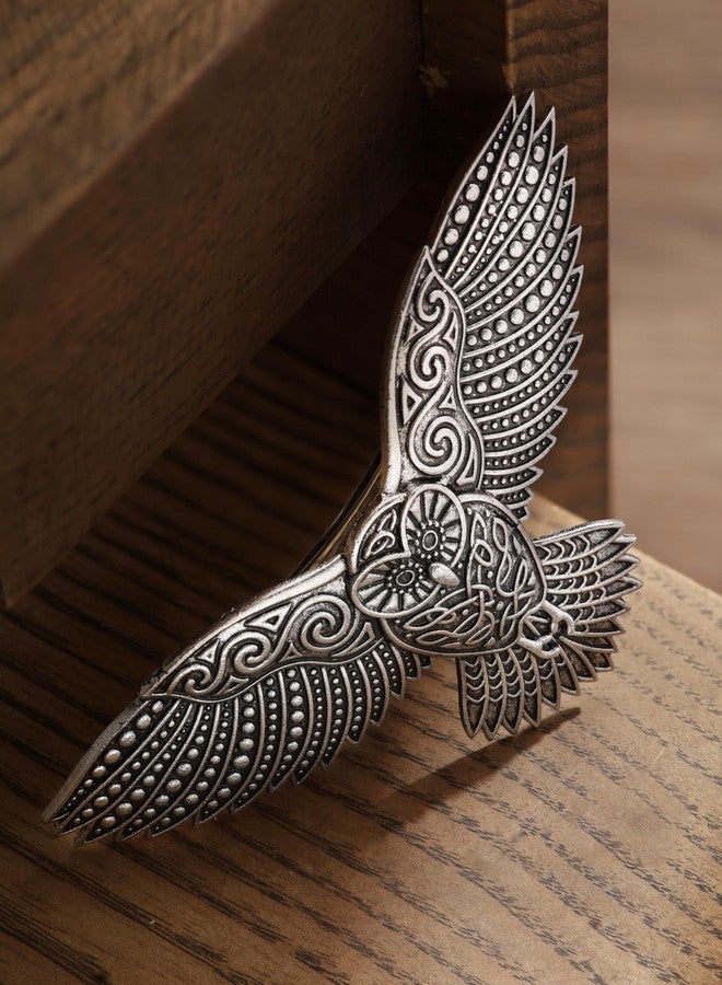 HAQUIL Vintage Antique Celtic Owl Hairpin Hair Stick Barrette Hair Accessory for Women - Image 3